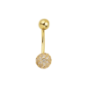 Women's 14 Carat Belly Piercing